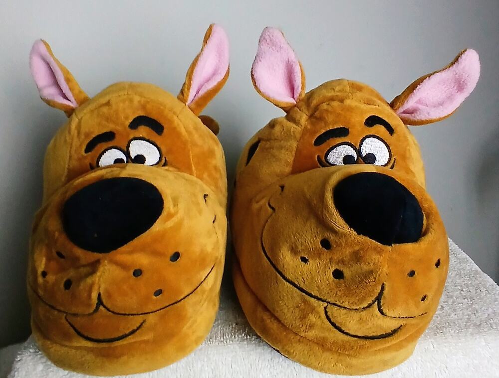 Scooby Doo 3D Plush Slippers Cozy Brown Household Shoes Men Women Unisex